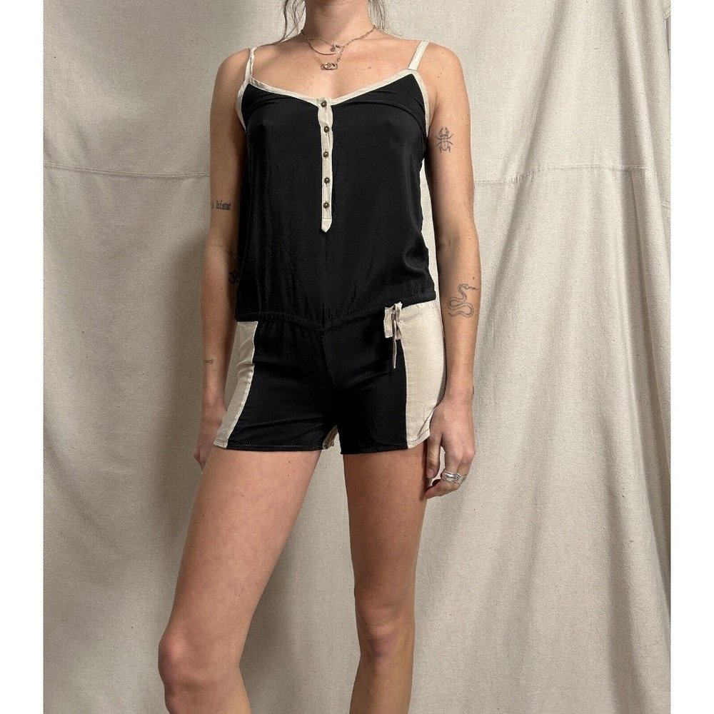 Maison De Reefur Silk Romper Xs